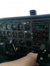 Instrument Panel of Cessna 172 N748SP